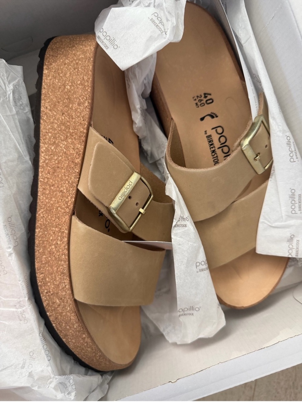 Nwt Birkenstock Almina sandcastle sandals